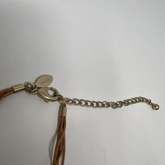 Chico's Necklace Green Wood Beads Wooden & Glass Lightweight Longline Necklace - Picture 7 of 8